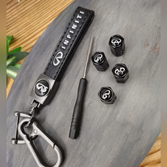 Infiniti Keychain And Valve Stem Caps - Picture 6 of 6